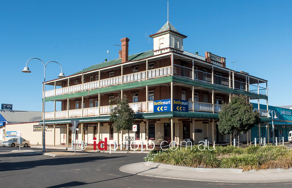 Hotel in main street of Wee Waa, NSW