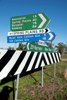 Road signage, Wee Waa, NSW