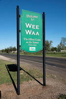 Road signage, Wee Waa, NSW