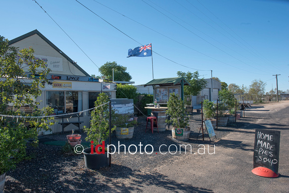 Cafe in township of Hebel, QLD